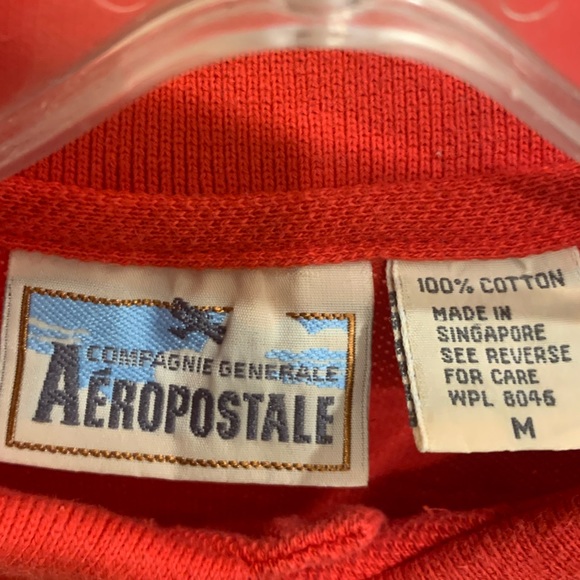Aeropostale brand Red Polo Size Medium full cut - Picture 2 of 4